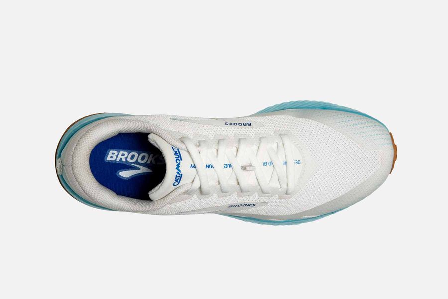 Brooks Catamount Trail Loopschoenen Heren - Wit/Blauw - 062183IPQ